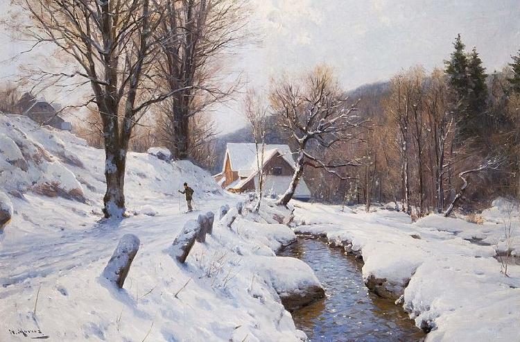 Walter Moras Romantische Winterlandschaft